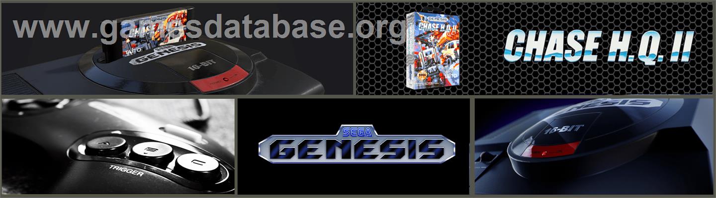 Chase H.Q. 2 - Sega Genesis - Artwork - Marquee