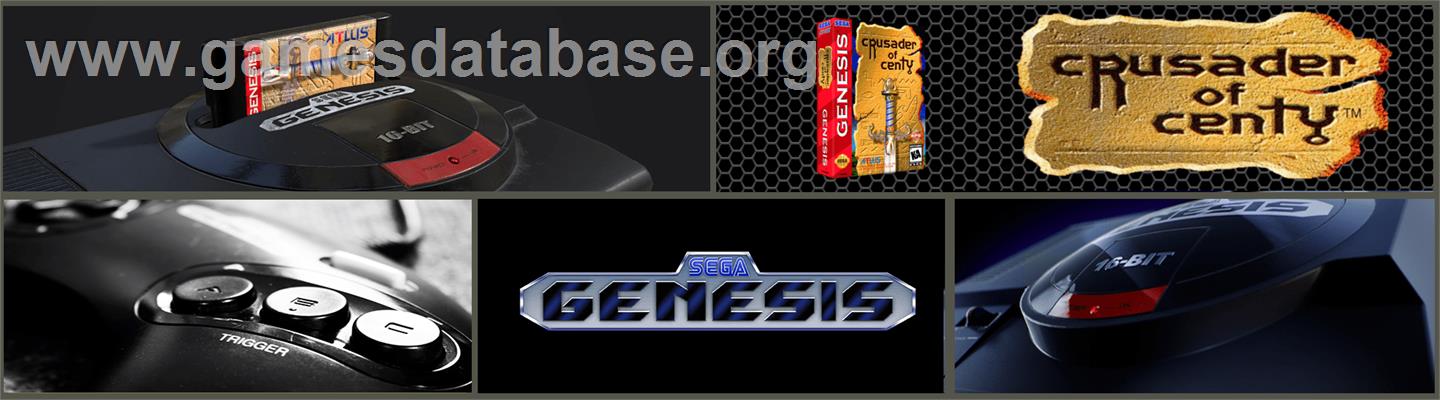 Crusader of Centy - Sega Genesis - Artwork - Marquee