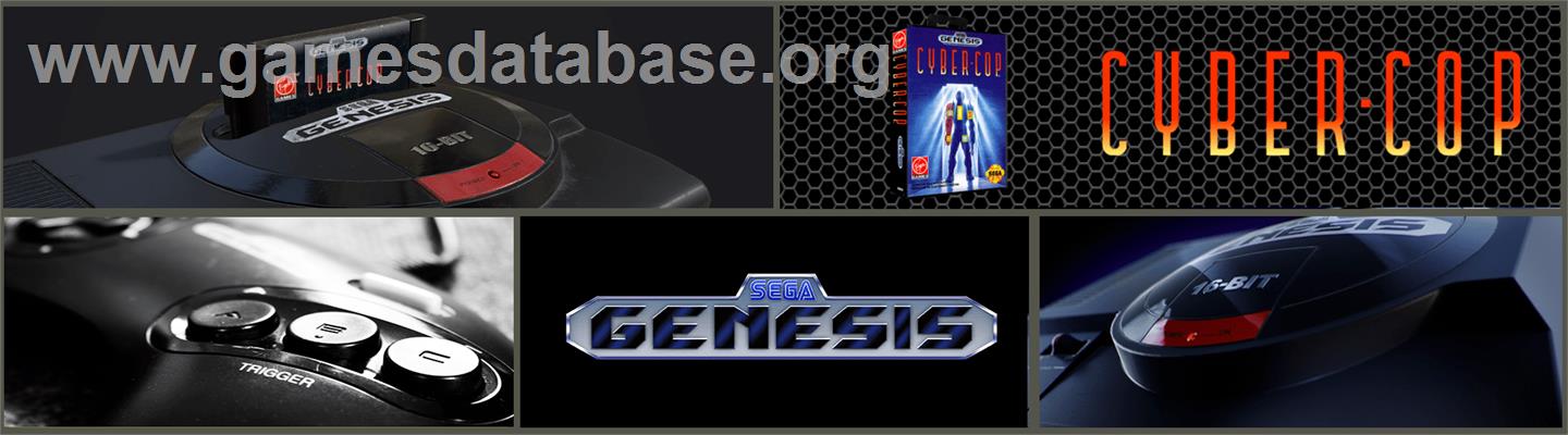 Cyber-Cop - Sega Genesis - Artwork - Marquee