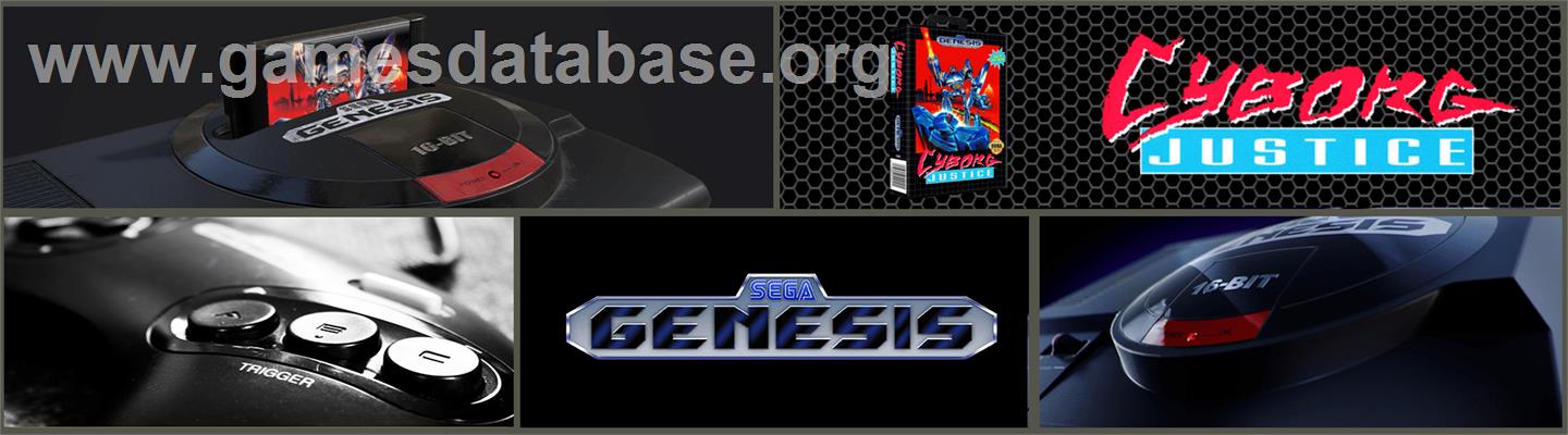 Cyborg Justice - Sega Genesis - Artwork - Marquee