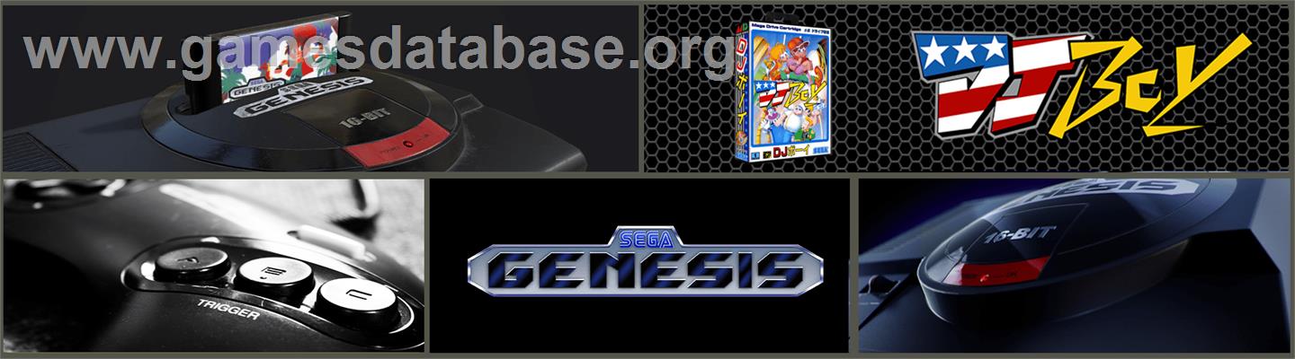 DJ Boy - Sega Genesis - Artwork - Marquee