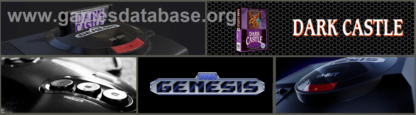 Dark Castle - Sega Genesis - Artwork - Marquee