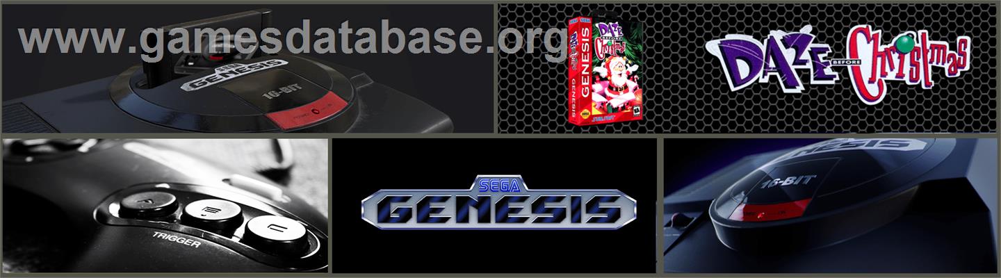Daze Before Christmas - Sega Genesis - Artwork - Marquee