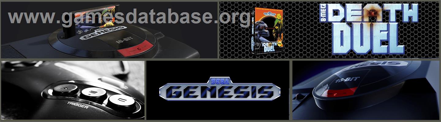 Death Duel - Sega Genesis - Artwork - Marquee