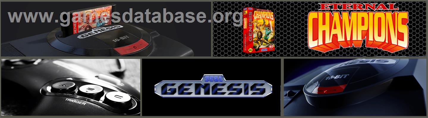 Eternal Champions - Sega Genesis - Artwork - Marquee