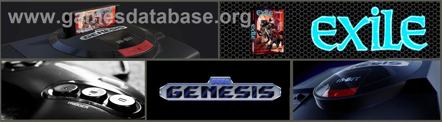 Exile - Sega Genesis - Artwork - Marquee