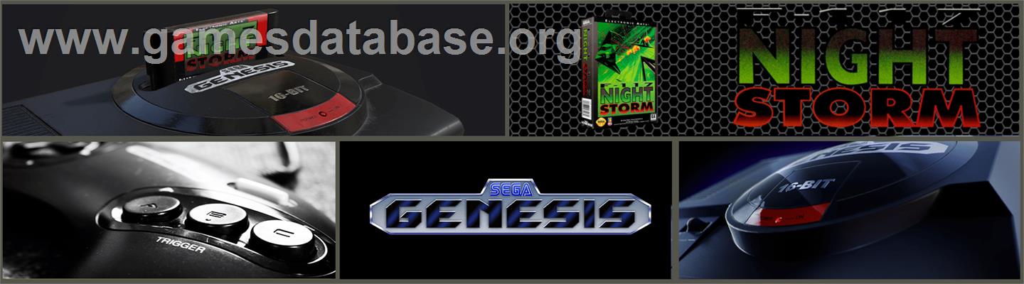 F-117 Night Storm - Sega Genesis - Artwork - Marquee