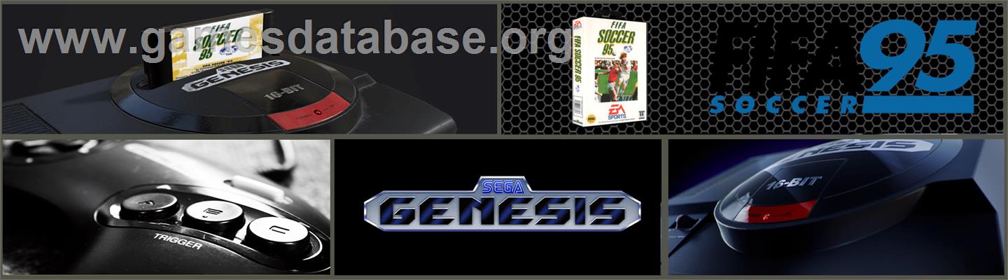 FIFA 95 - Sega Genesis - Artwork - Marquee