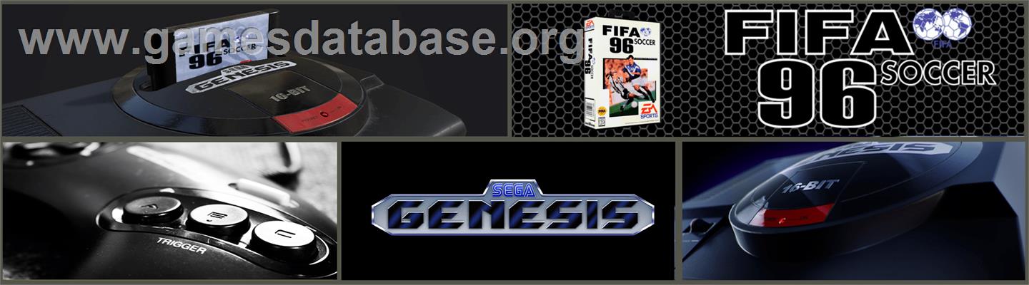 FIFA 96 - Sega Genesis - Artwork - Marquee