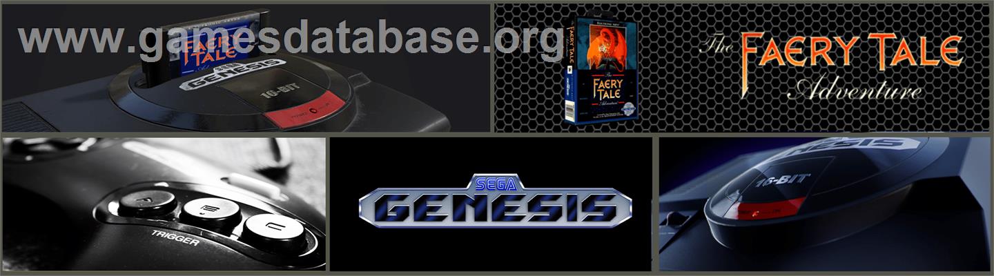 Faery Tale Adventure, The - Sega Genesis - Artwork - Marquee