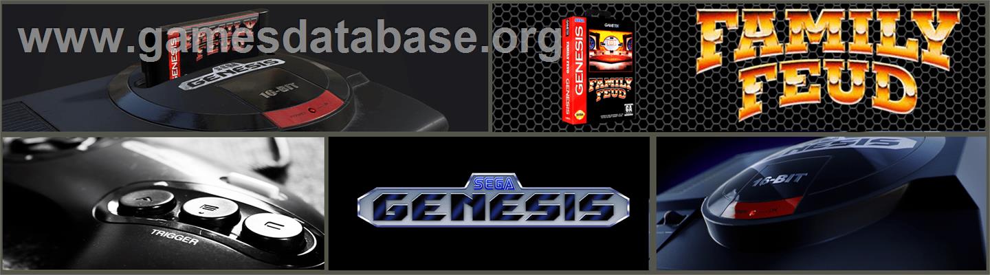 Family Feud - Sega Genesis - Artwork - Marquee