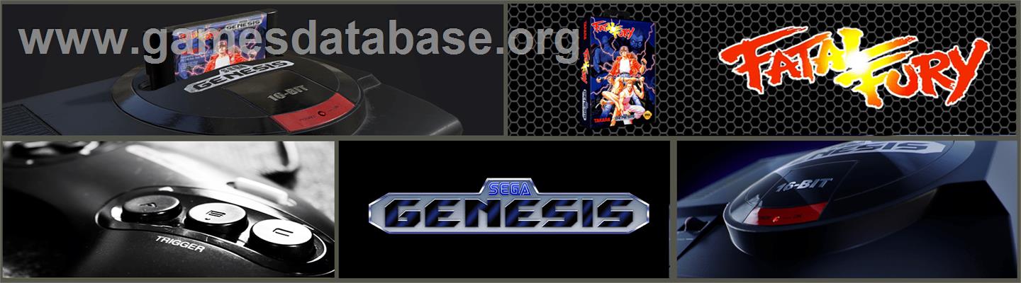 Fatal Fury - King of Fighters / Garou Densetsu - shukumei no tatakai - Sega Genesis - Artwork - Marquee