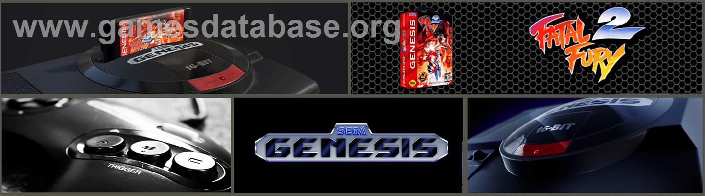 Fatal Fury 2 / Garou Densetsu 2 - arata-naru tatakai - Sega Genesis - Artwork - Marquee