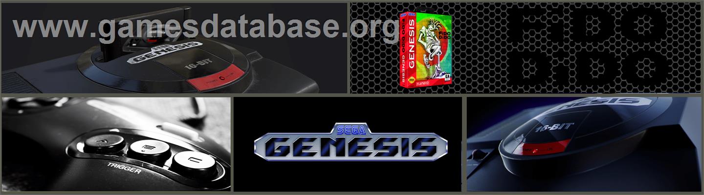 Fido Dido - Sega Genesis - Artwork - Marquee