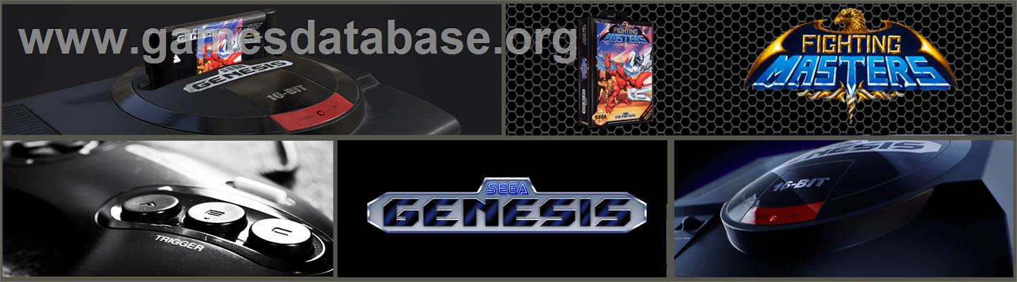 Fighting Masters - Sega Genesis - Artwork - Marquee