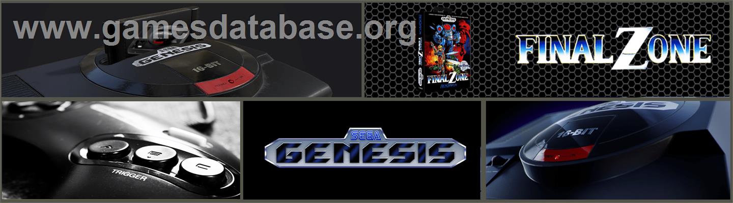 Final Zone - Sega Genesis - Artwork - Marquee