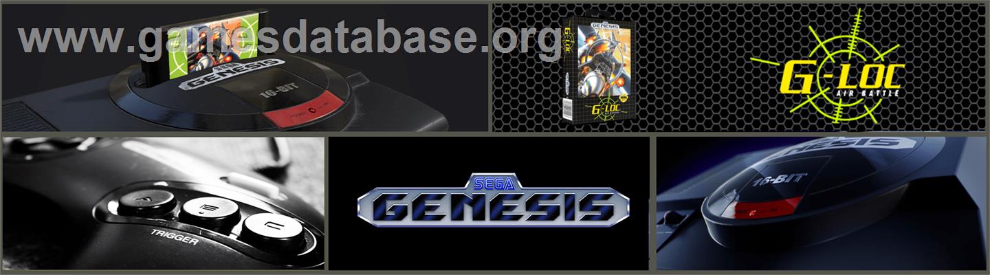 G-Loc Air Battle - Sega Genesis - Artwork - Marquee
