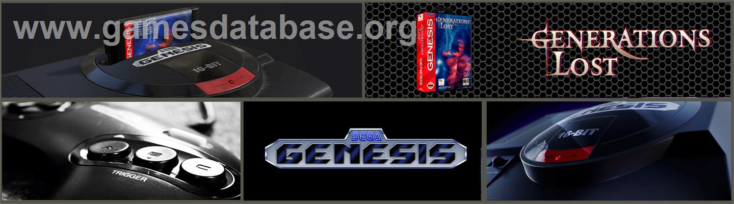 Generations Lost - Sega Genesis - Artwork - Marquee