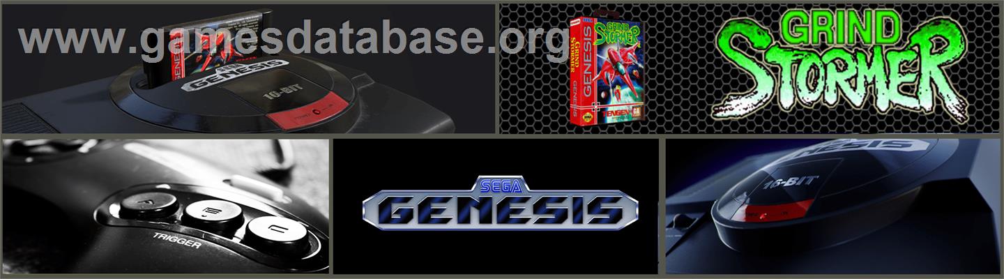 Grind Stormer - Sega Genesis - Artwork - Marquee
