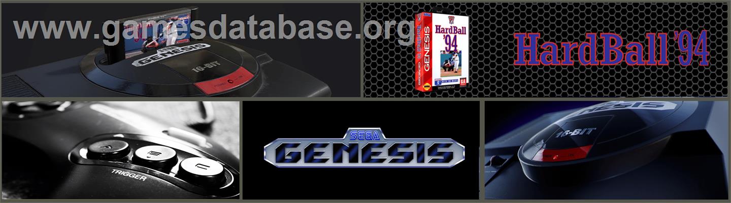 HardBall 4 - Sega Genesis - Artwork - Marquee