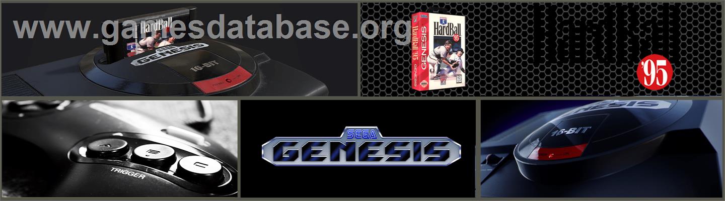 HardBall 5 - Sega Genesis - Artwork - Marquee