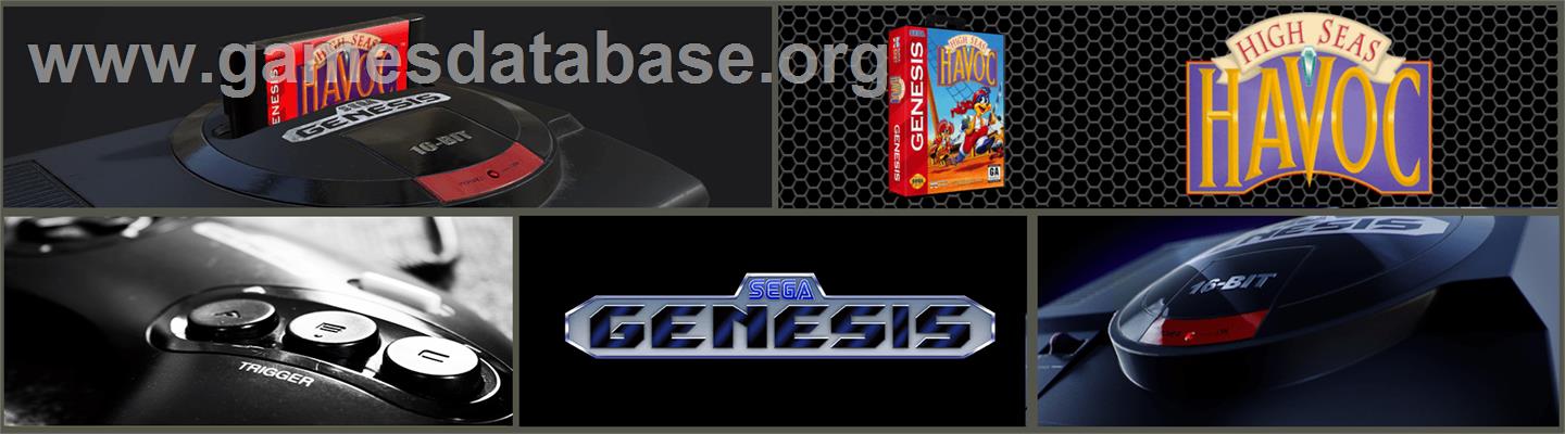 High Seas Havoc - Sega Genesis - Artwork - Marquee