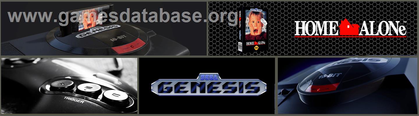 Home Alone - Sega Genesis - Artwork - Marquee