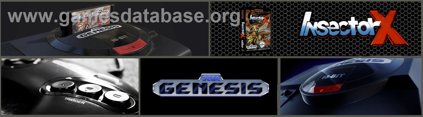 Insector-X - Sega Genesis - Artwork - Marquee