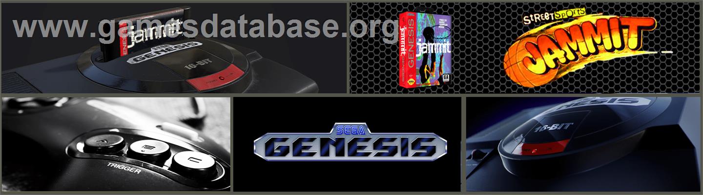 Jammit - Sega Genesis - Artwork - Marquee