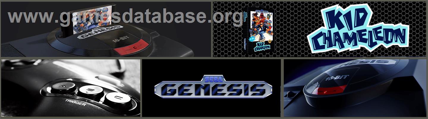 Kid Chameleon - Sega Genesis - Artwork - Marquee