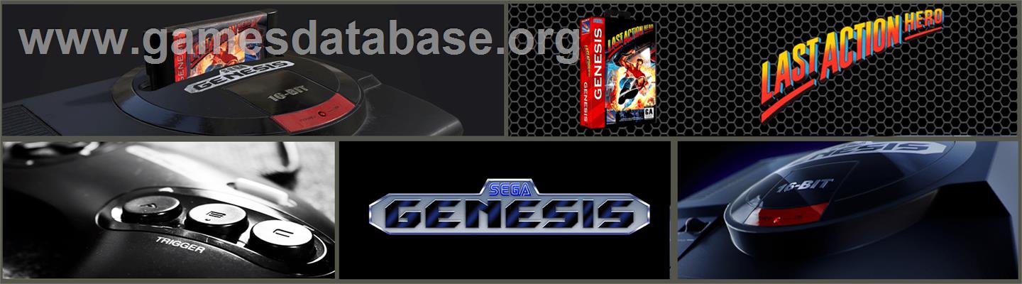 Last Action Hero - Sega Genesis - Artwork - Marquee