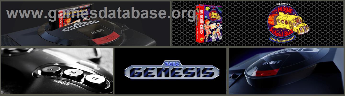 Magic School Bus, The - Sega Genesis - Artwork - Marquee