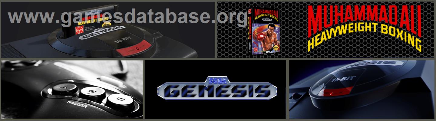 Muhammad Ali Heavyweight Boxing - Sega Genesis - Artwork - Marquee