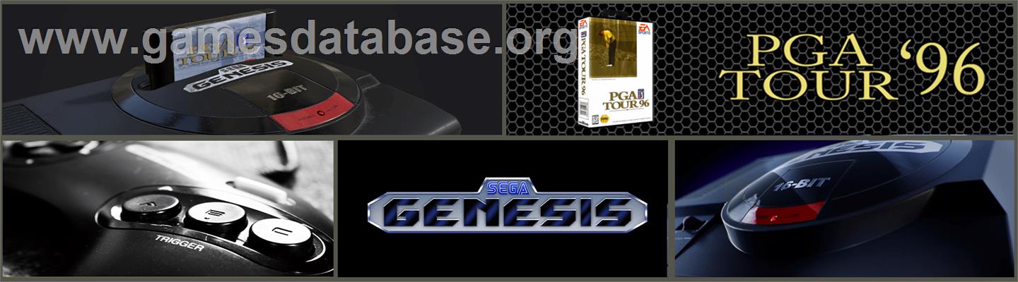 PGA Tour '96 - Sega Genesis - Artwork - Marquee