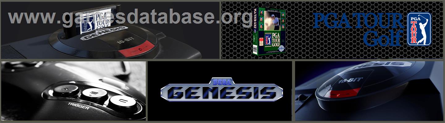 PGA Tour Golf - Sega Genesis - Artwork - Marquee
