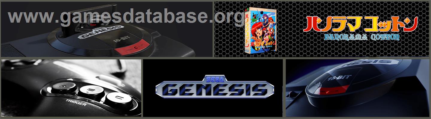 Panorama Cotton - Sega Genesis - Artwork - Marquee