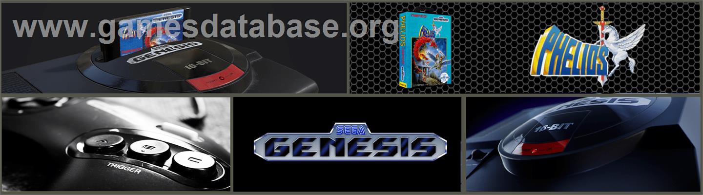 Phelios - Sega Genesis - Artwork - Marquee