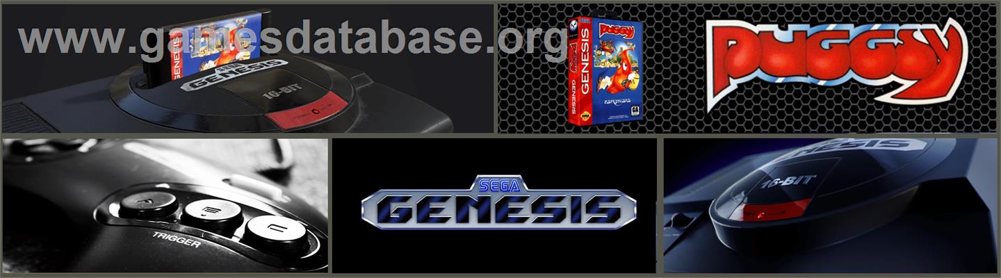 Puggsy - Sega Genesis - Artwork - Marquee