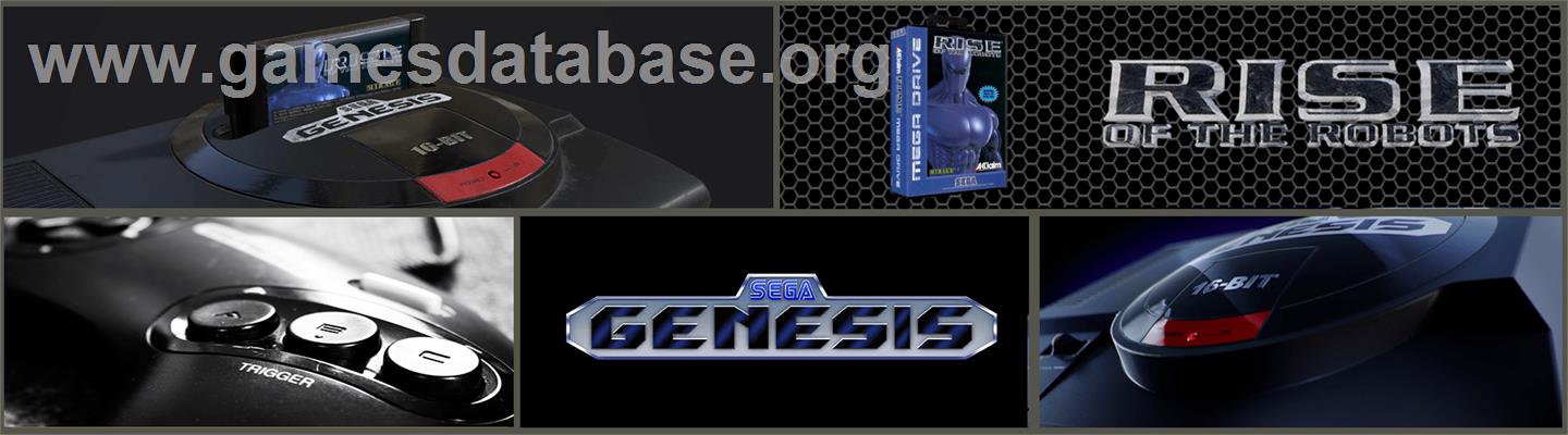 Rise of the Robots - Sega Genesis - Artwork - Marquee