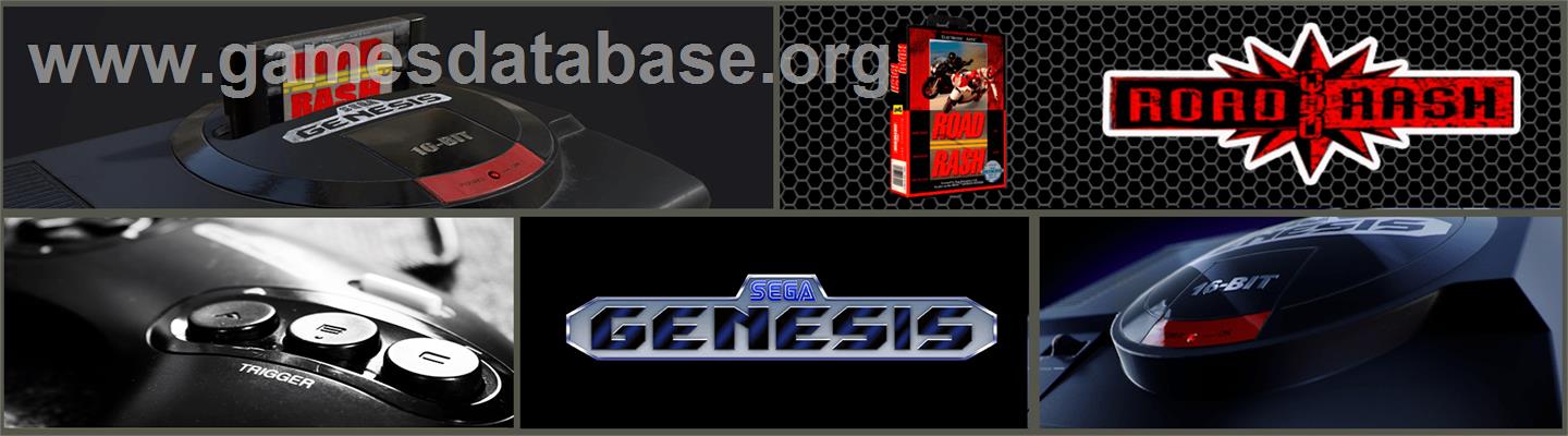 Road Rash - Sega Genesis - Artwork - Marquee