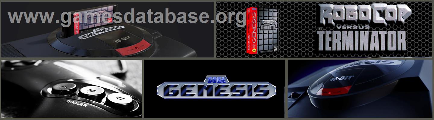 Robocop vs. the Terminator - Sega Genesis - Artwork - Marquee