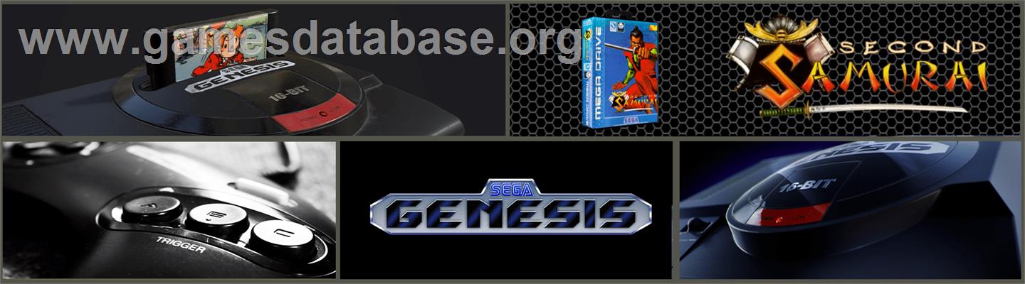 Second Samurai - Sega Genesis - Artwork - Marquee