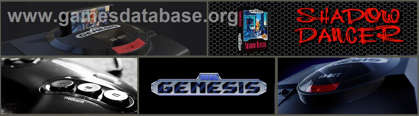 Shadow Dancer: The Secret of Shinobi - Sega Genesis - Artwork - Marquee