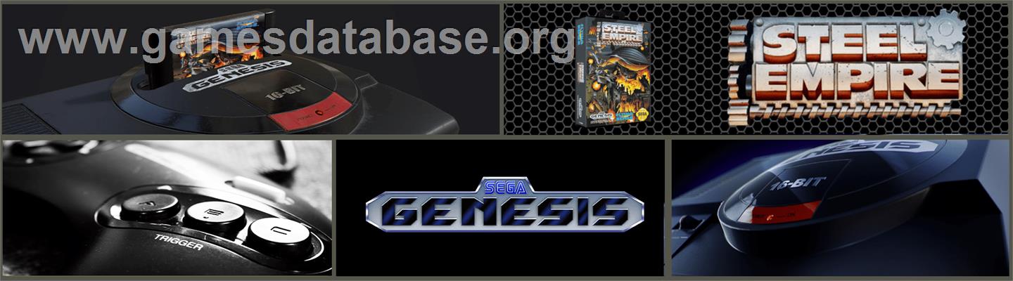 Steel Empire, The - Sega Genesis - Artwork - Marquee