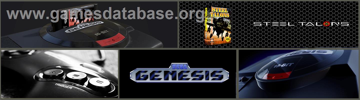 Steel Talons - Sega Genesis - Artwork - Marquee