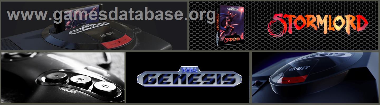 Stormlord - Sega Genesis - Artwork - Marquee