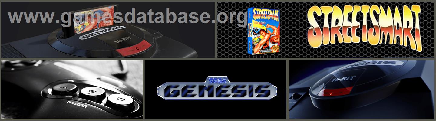 Street Smart - Sega Genesis - Artwork - Marquee