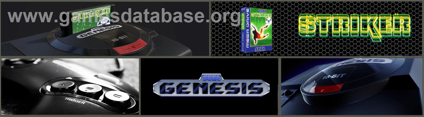 Striker - Sega Genesis - Artwork - Marquee