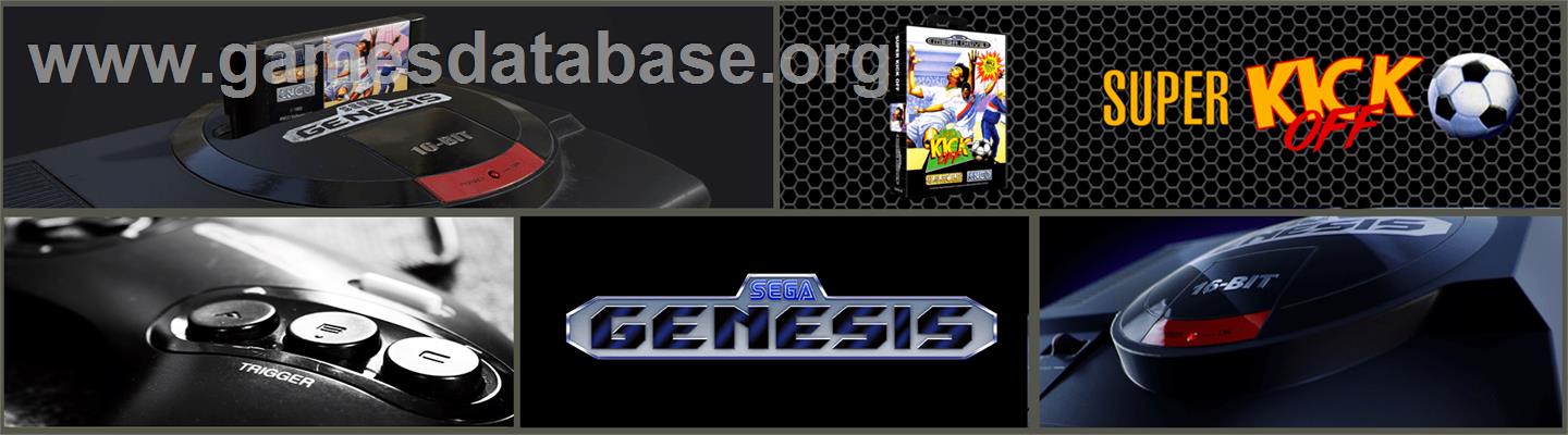Super Kick Off - Sega Genesis - Artwork - Marquee
