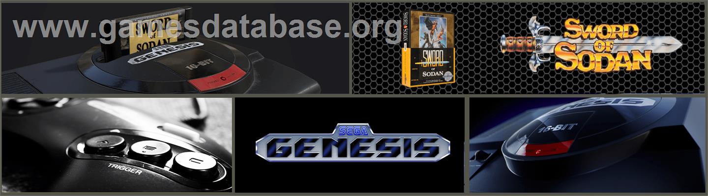 Sword of Sodan - Sega Genesis - Artwork - Marquee